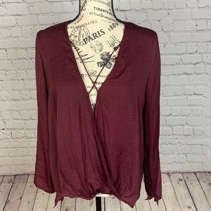 Plum Silk Sexy Top
